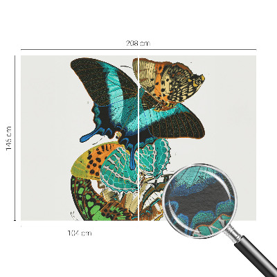 Vlies-Fototapete fürs Kinderzimmer Bunte Schmetterlinge