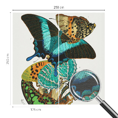 Vlies-Fototapete fürs Kinderzimmer Bunte Schmetterlinge