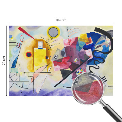 Vliestapete fürs Schlafzimmer Farbenfrohe Abstraktion