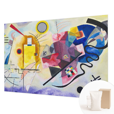 Vliestapete fürs Schlafzimmer Farbenfrohe Abstraktion