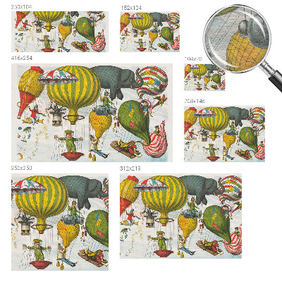 Bedruckte Vlies-Fototapete Ballonfahrt