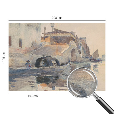 Vlies-Fototapete fürs Wohnzimmer mit venezianischer Harmonie als Motiv