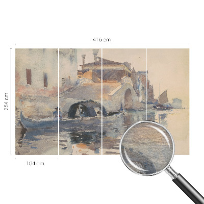 Vlies-Fototapete fürs Wohnzimmer mit venezianischer Harmonie als Motiv