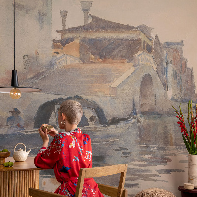 Vlies-Fototapete fürs Wohnzimmer mit venezianischer Harmonie als Motiv