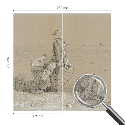 Motivtapete Nostalgische Szene