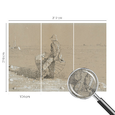 Motivtapete Nostalgische Szene