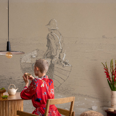 Motivtapete Nostalgische Szene