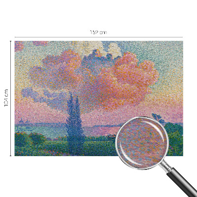 Vlies-Fototapete mit einem farbenfrohen Landschaftsmotiv