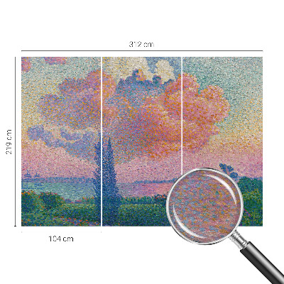 Vlies-Fototapete mit einem farbenfrohen Landschaftsmotiv