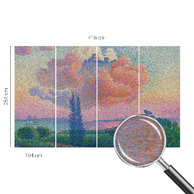 Vlies-Fototapete mit einem farbenfrohen Landschaftsmotiv