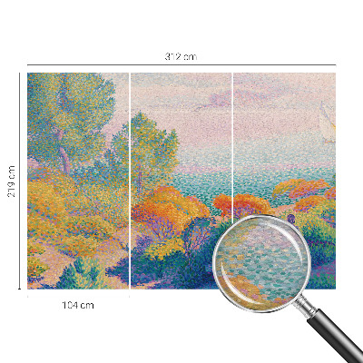 Fototapete fürs Wohnzimmer mit einer Küstenlandschaft