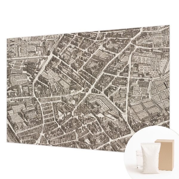 Motivtapete aus Vlies mit dem Motiv „Stadtlabyrinth“