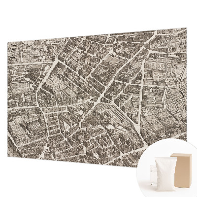 Motivtapete aus Vlies mit dem Motiv „Stadtlabyrinth“