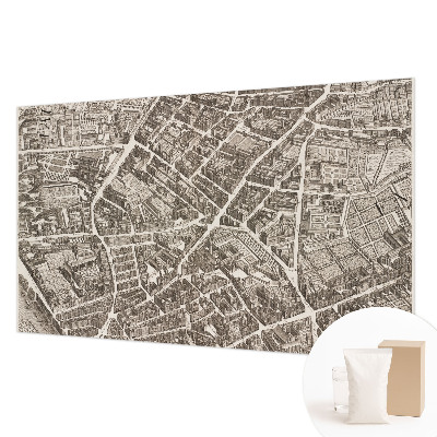 Motivtapete aus Vlies mit dem Motiv „Stadtlabyrinth“