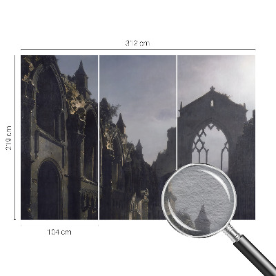 Vlies-Fototapete fürs Wohnzimmer gotische Ruinen