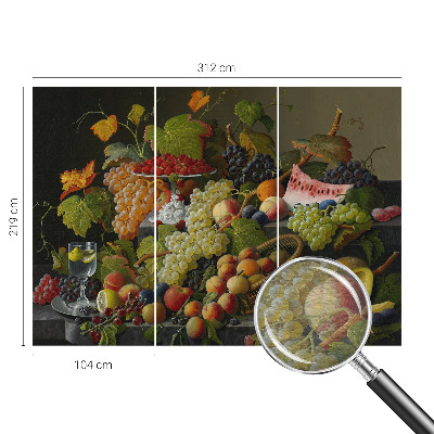 Vliestapete fürs Wohnzimmer Fruchtzusammensetzung