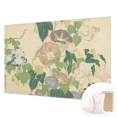 Vliestapete fürs Schlafzimmer mit floralem Motiv in eleganter Optik