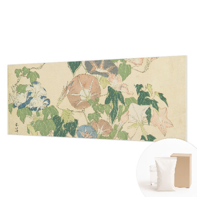 Vliestapete fürs Schlafzimmer mit floralem Motiv in eleganter Optik