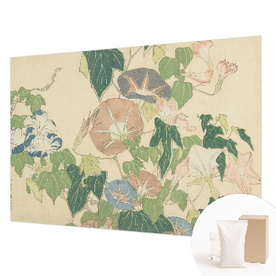 Vliestapete fürs Schlafzimmer mit floralem Motiv in eleganter Optik