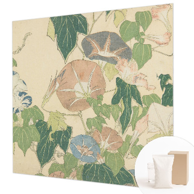 Vliestapete fürs Schlafzimmer mit floralem Motiv in eleganter Optik