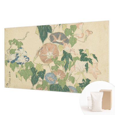 Vliestapete fürs Schlafzimmer mit floralem Motiv in eleganter Optik