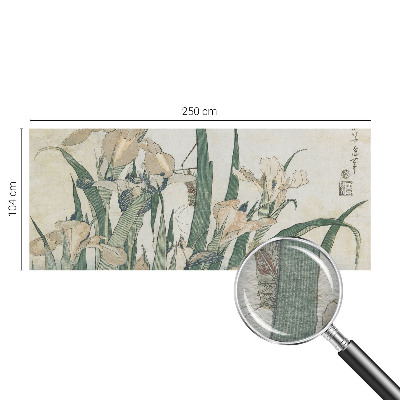 Bedruckte Vlies-Fototapete Zarte Schwertlilien