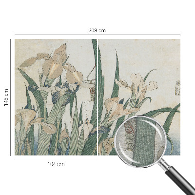 Bedruckte Vlies-Fototapete Zarte Schwertlilien