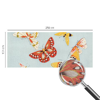 Wand-Fototapete mit einem Motiv aus künstlerischen Schmetterlingen