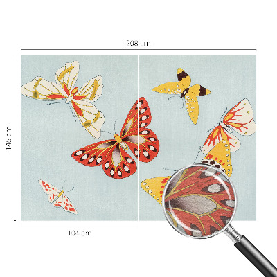 Wand-Fototapete Künstlerische Schmetterlinge