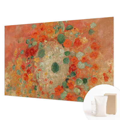Bildtapete mit abstraktem Blumenmuster