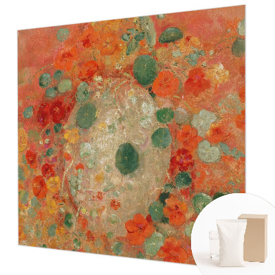 Bildtapete mit abstraktem Blumenmuster
