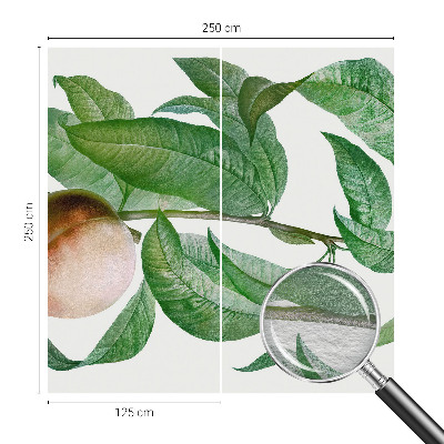 Fototapete nach Maß Reifer Pfirsich