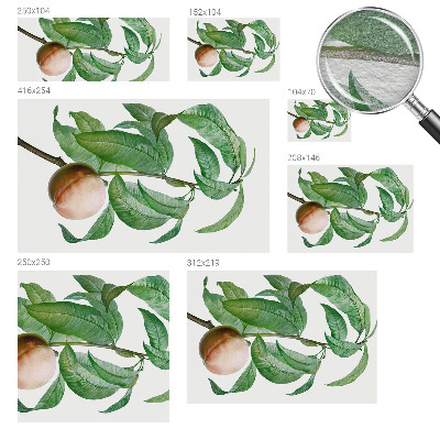 Fototapete nach Maß Reifer Pfirsich