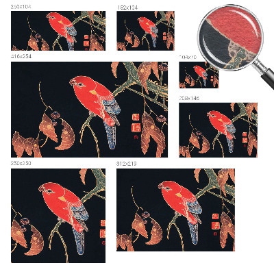 Vliestapete fürs Wohnzimmer Exotischer Vogel