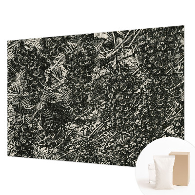 Vliestapete fürs Schlafzimmer Traubenabdruck