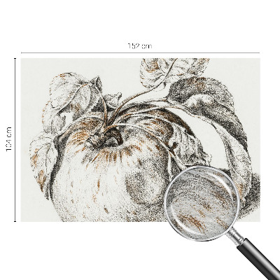 Wand-Fototapete Apfelblätter