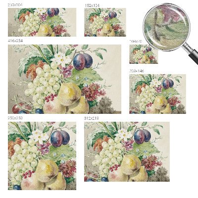 Fototapete nach Maß Blüten und Früchte