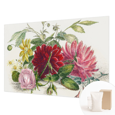 Vlies-Fototapete mit einem Motiv eines Blumenstraußes