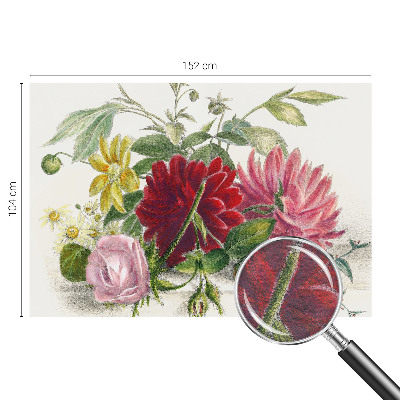 Vlies-Fototapete mit einem Motiv eines Blumenstraußes