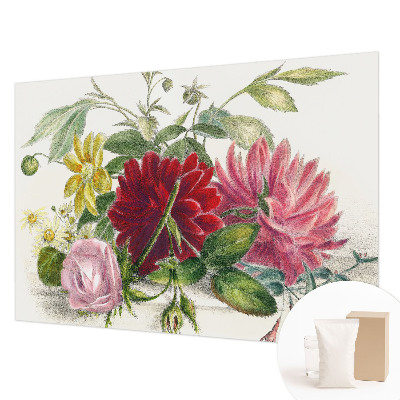 Vlies-Fototapete mit einem Motiv eines Blumenstraußes