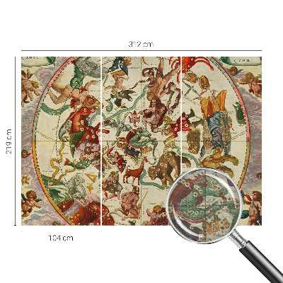 Fototapete fürs Kinderzimmer Sternenkompositionen