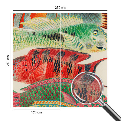 Vlies-Fototapete fürs Wohnzimmer Exotische Fische