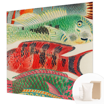Vlies-Fototapete fürs Wohnzimmer mit exotischen Fischen als Motiv