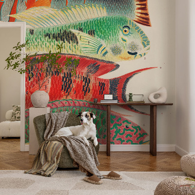 Vlies-Fototapete fürs Wohnzimmer Exotische Fische