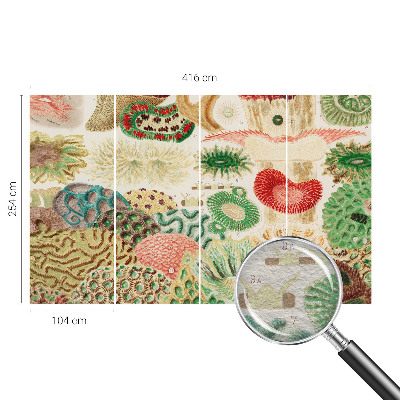 Vlies-Fototapete fürs Schlafzimmer Organische Formen