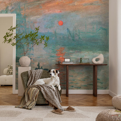Vliestapete fürs Wohnzimmer mit einer Hafenlandschaft als Motiv