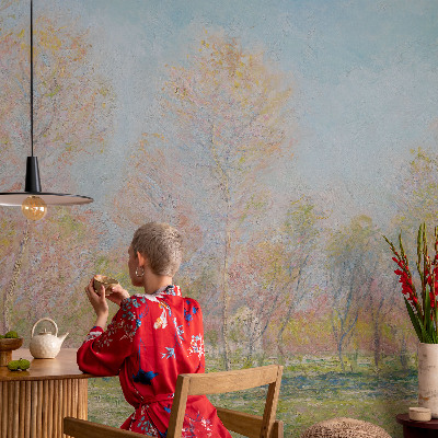 Vliestapete fürs Schlafzimmer mit dem Motiv „Spring Park“