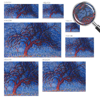 Bildtapete Flammenbaum