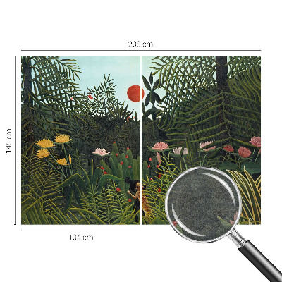 Moderne Vlies-Fototapete mit exotischer Landschaft als Motiv