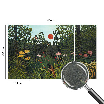 Moderne Vlies-Fototapete mit exotischer Landschaft als Motiv